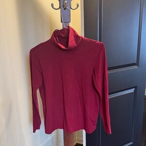 Maroon purejill maroon turtleneck size small petite